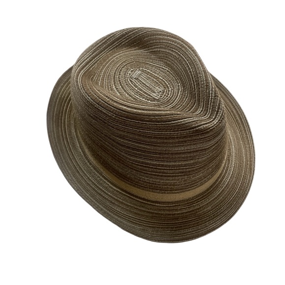 Four Buttons San Diego co,tan,cream, Beige,multi colored,Fedora,sun hat,one size - Picture 2 of 6